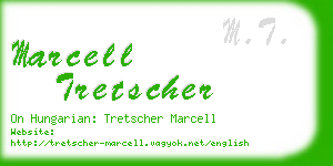 marcell tretscher business card